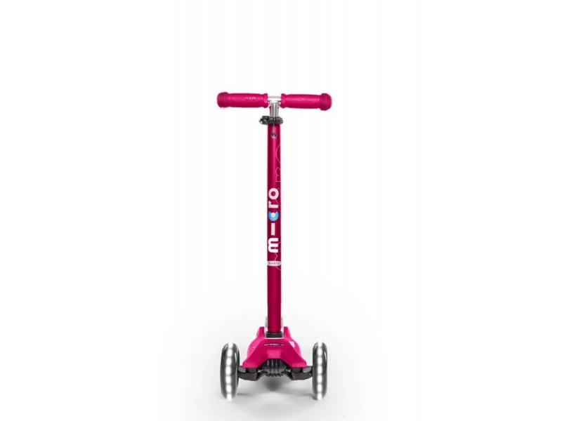 Micro Mobility Maxi Micro Deluxe LED Kids Three wheel scooter Pink MMD077 –  Детски велосипеди, триколки, скейтбордове и тротинетки