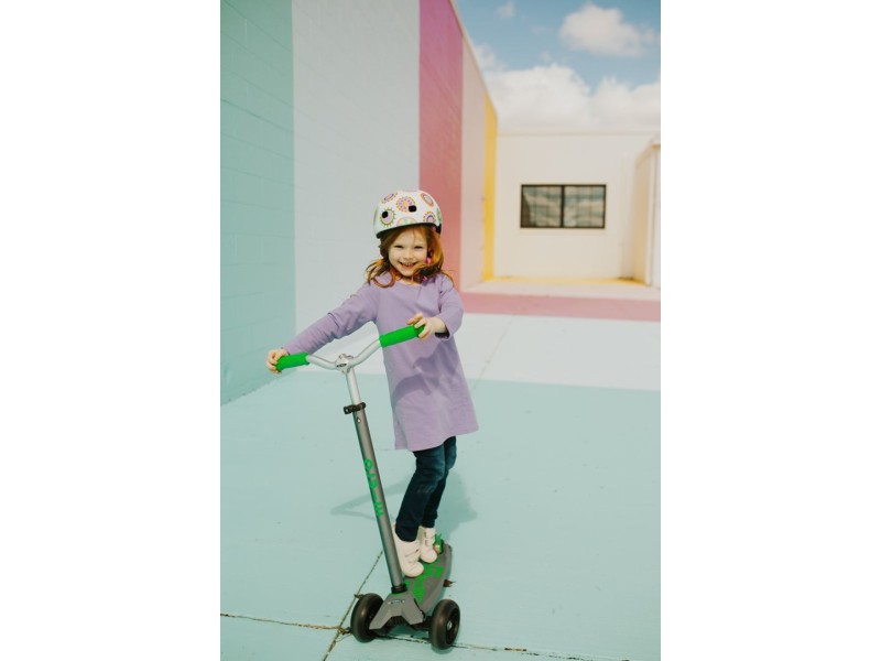 Micro Mobility Maxi Micro Deluxe Pro Youth Classic scooter Green, Grey, Silver MMD089 –  Детски велосипеди, триколки, скейтбордове и тротинетки