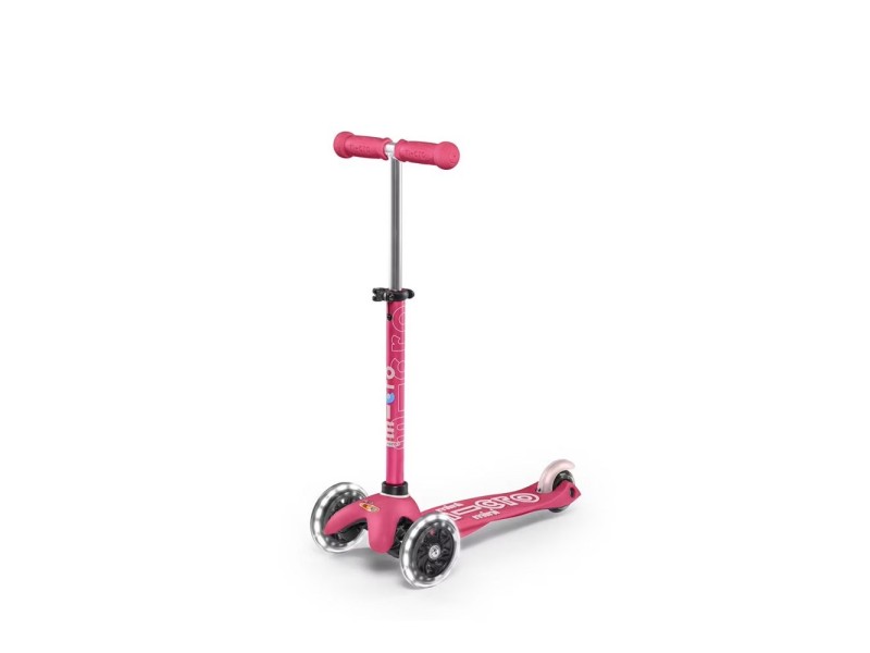 Micro scooter Mini 3in1 Deluxe Plus LED pink MMD146 –  Детски велосипеди, триколки, скейтбордове и тротинетки