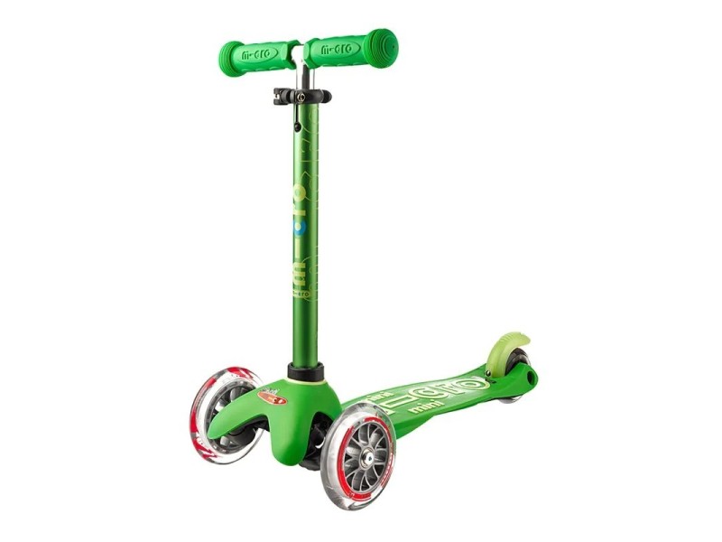 Micro three-wheeled scooter/rider Mini 3in1 Deluxe Green MMD010 –  Детски велосипеди, триколки, скейтбордове и тротинетки
