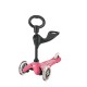 Micro three-wheeled scooter/rider Mini 3in1 Deluxe Pink MMD009 –  Детски велосипеди, триколки, скейтбордове и тротинетки