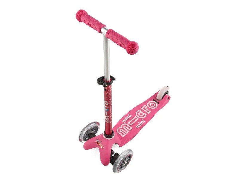 Micro three-wheeled scooter/rider Mini 3in1 Deluxe Pink MMD009 –  Детски велосипеди, триколки, скейтбордове и тротинетки