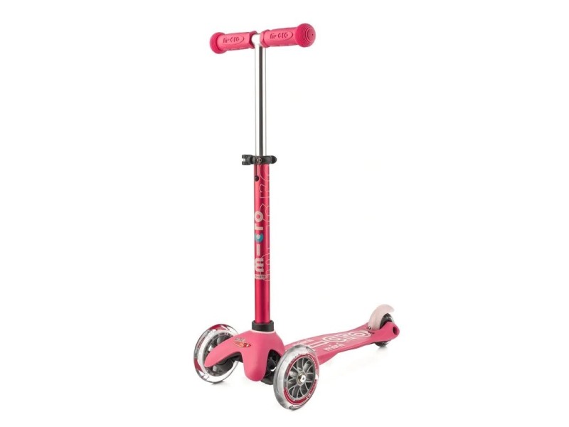 Micro three-wheeled scooter/rider Mini 3in1 Deluxe Pink MMD009 –  Детски велосипеди, триколки, скейтбордове и тротинетки