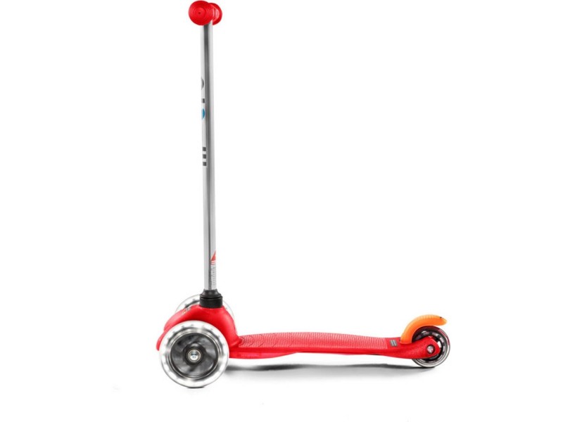 Mini Micro Classic Red (LED) scooter MM0286 –  Детски велосипеди, триколки, скейтбордове и тротинетки