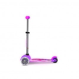 Mini Micro Deluxe Glow LED Plus Frosty Pink scooter