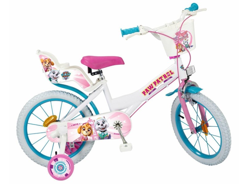 CHILDRENS BICYCLE 16 TOIMSA TOI1681 PAW PATROL WHITE TOI1681 – TOIMSA Детски велосипеди, триколки, скейтбордове и тротинетки