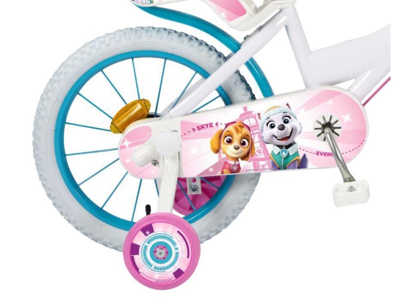 CHILDRENS BICYCLE 16 TOIMSA TOI1681 PAW PATROL WHITE TOI1681 – TOIMSA Детски велосипеди, триколки, скейтбордове и тротинетки