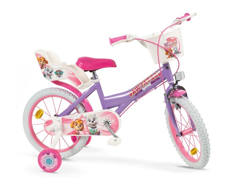 Childrens Bike 16 Paw Patrol Purple 1680 Girl TOIMSA Childrens Bike 16 Paw Patrol Purple 1680 Girl TOIMSA TOI1680 – TOIMSA Детски велосипеди, триколки, скейтбордове и тротинетки