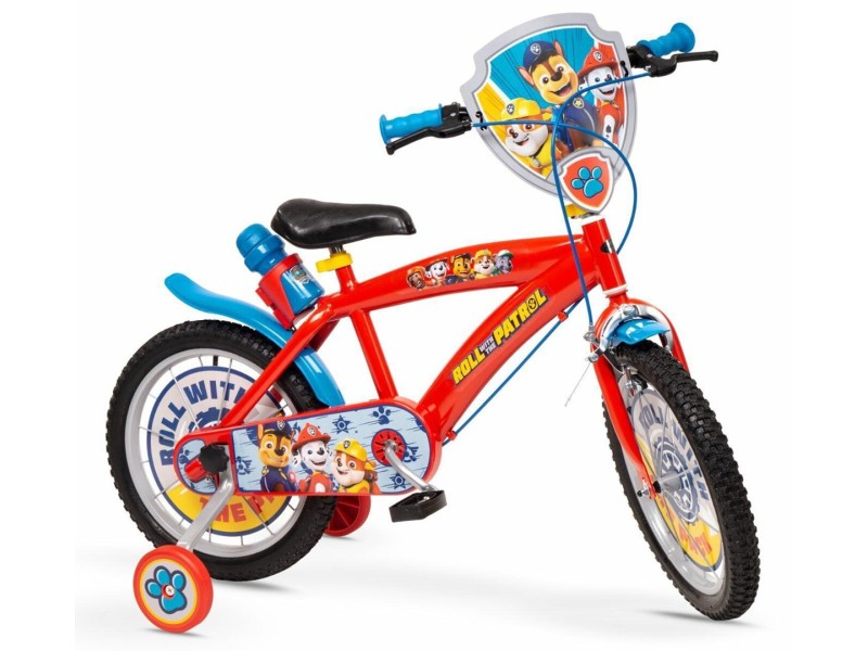 Childrens Bike 16 Paw Patrol Red 1678 NEW TOIMSA TOI1678 – TOIMSA Детски велосипеди, триколки, скейтбордове и тротинетки