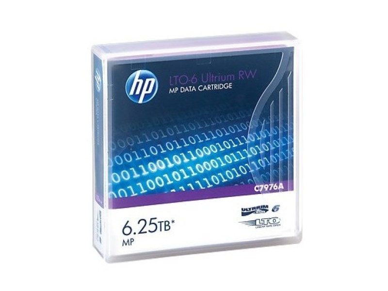 HPE LTO-6 Ultrium RW Blank data tape 6.25 TB 1.26 cm C7976A – High Peak Сторидж устройства и консумативи