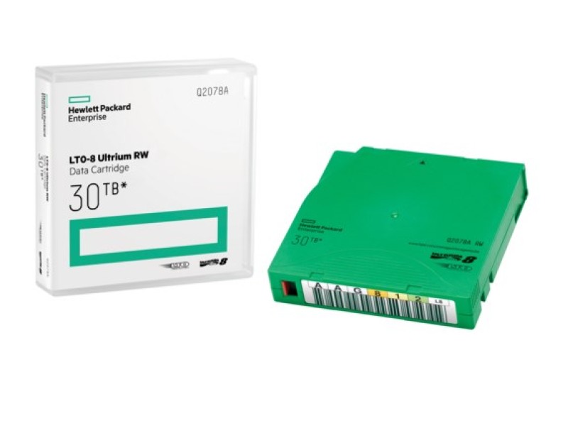 HPE LTO-8 Ultrium 30TB RW Data Cartridge Blank data tape 12 TB 1.26 cm Q2078A – High Peak Сторидж устройства и консумативи