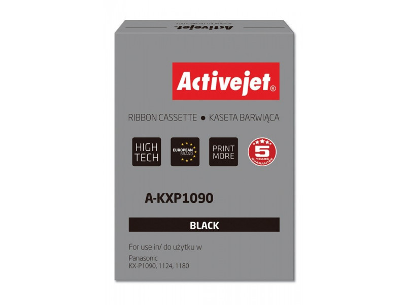 Activejet A-KXP1090 Ink ribbon (replacement for Panasonic KX-P115; Supreme; 4.000.000 characters; black) Activejet A-KXP1090 Ink ribbon (replacement for Panasonic KX-P115; Supreme; 4.000.000 characters; black)