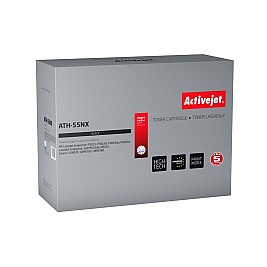 Activejet ATH-55NX Toner (replacement for HP 55X CE255X, Canon CRG-724H; Supreme; 12500 pages; black)