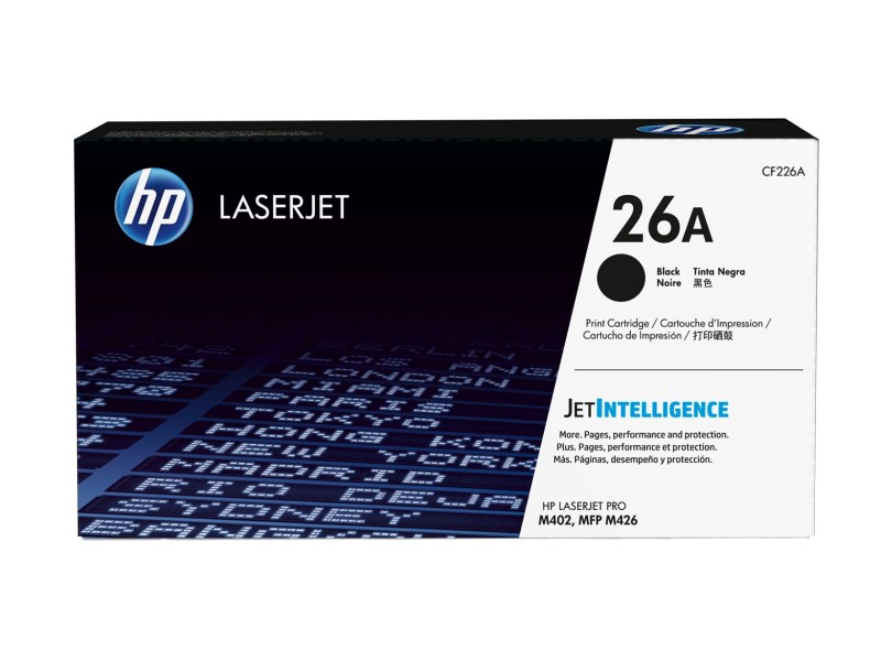 HP 26A Black Original LaserJet Toner Cartridge HP 26A Black Original LaserJet Toner Cartridge CF226A – Hewlett-Packard Тонери