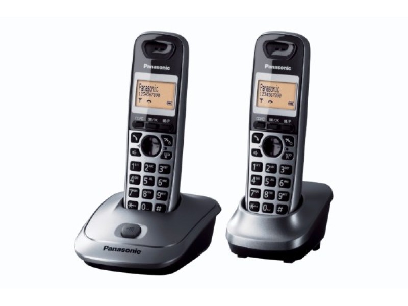 Panasonic KX-TG2512 telephone DECT telephone Grey Caller ID KX-TG2512PDM – PANASONIC Безжични телефони