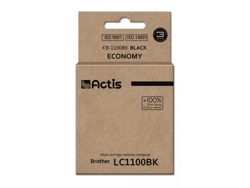 Actis KB-1100Bk Ink Cartridge (replacement for Brother LC1100BK/980BK; Standard; 28 ml; black) Actis KB-1100Bk Ink Cartridge (replacement for Brother LC1100BK/980BK; Standard; 28 ml; black)