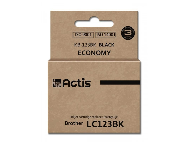 Actis KB-123Bk ink (replacement for Brother LC123BK/LC121BK; Standard; 10 ml; black) Actis KB-123Bk ink (replacement for Brother LC123BK/LC121BK; Standard; 10 ml; black)