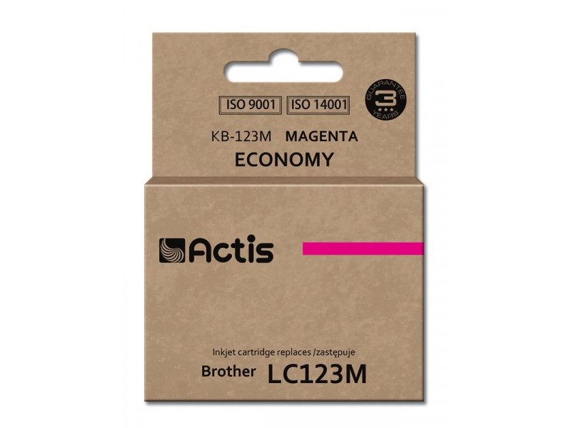 Actis KB-123M ink (replacement for Brother LC123M/LC121M; Standard; 10 ml; magenta) Actis KB-123M ink (replacement for Brother LC123M/LC121M; Standard; 10 ml; magenta)