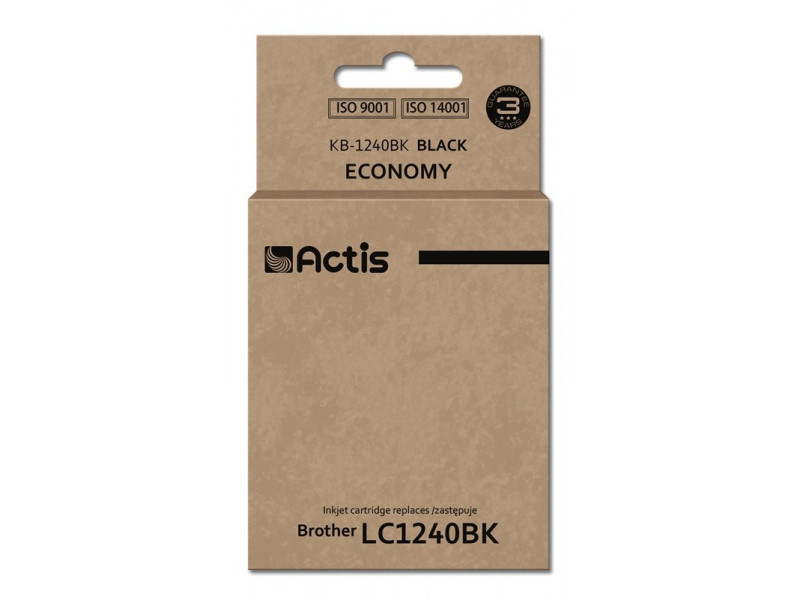 Actis KB-1240BK ink (replacement for Brother LC1240BK/LC1220BK; Standard; 19ml; black) Actis KB-1240BK ink (replacement for Brother LC1240BK/LC1220BK; Standard; 19ml; black)