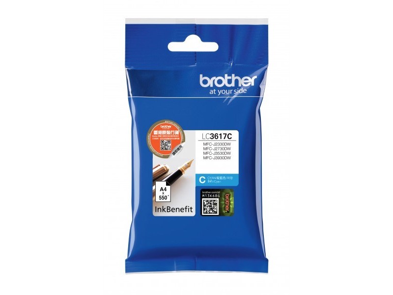 Brother LC-3617C ink cartridge 1 pc(s) Original Standard Yield Cyan LC3617C – Brother Мастила