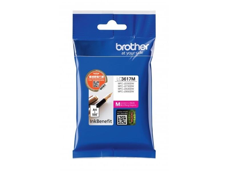 Brother LC-3617M ink cartridge 1 pc(s) Original Standard Yield Magenta LC3617M – Brother Мастила