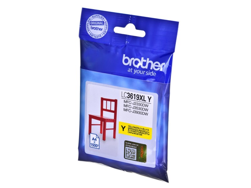 Brother LC-3619XLY ink cartridge Original Yellow 1 pc(s) LC3619XLY – Brother Мастила