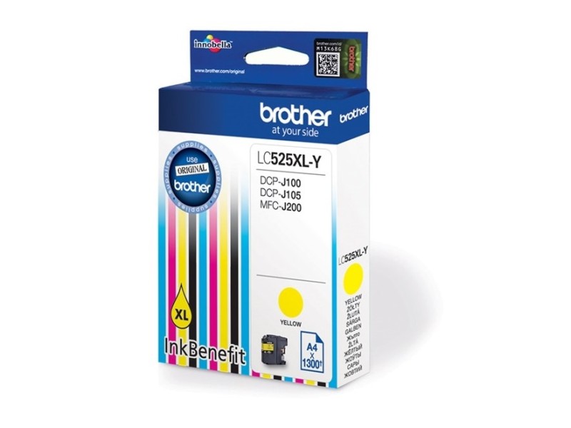 Brother LC525XL-Y ink cartridge Original Extra (Super) High Yield Yellow LC525XLY – Brother Мастила