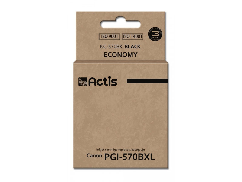 Actis KC-570Bk ink (replacement for Canon PGI-570Bk; Standard; 22 ml; black) Actis KC-570Bk ink (replacement for Canon PGI-570Bk; Standard; 22 ml; black)