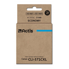 Actis KC-571C ink (replacement for Canon CLI-571C; Standard; 12 ml; cyan)