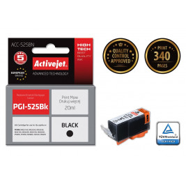Activejet ACC-525BN ink (replacement for Canon PGI-525Bk; Supreme; 20 ml; black)