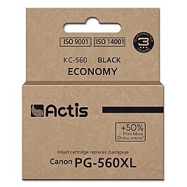 Actis KC-560 Canon printer ink, replacement PG-560XL; Supreme; 22ml; black. Prints 50% more than the OEM.