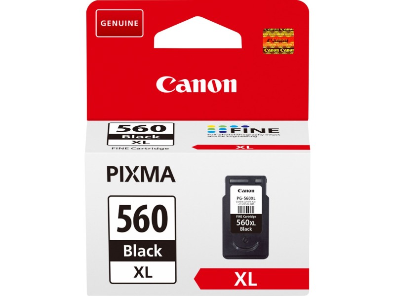 Canon PG-560XL High Yield Black Ink Cartridge 3712C001 – Canon Мастила