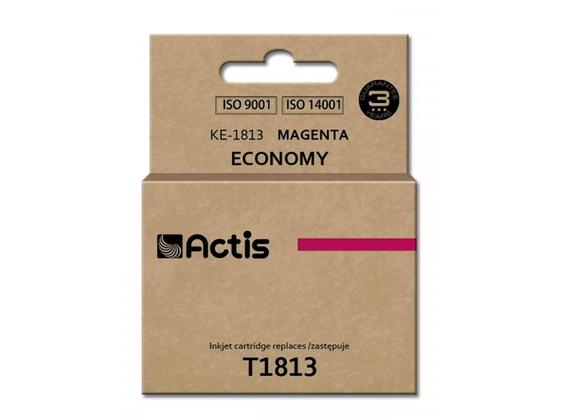 Actis KE-1813 ink (replacement for Epson T1813; Standard; 15 ml; magenta) Actis KE-1813 ink (replacement for Epson T1813; Standard; 15 ml; magenta)