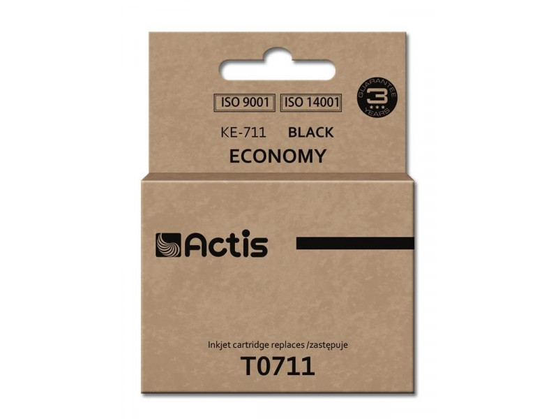 Actis KE-711 ink (replacement for Epson T0711/T0891/T1001; Standard; 15 ml; black) Actis KE-711 ink (replacement for Epson T0711/T0891/T1001; Standard; 15 ml; black)