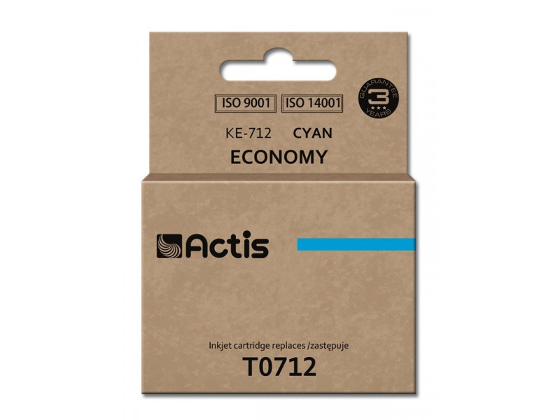 Actis KE-712 ink (replacement for Epson T0712/T0892/T1002; Standard; 13.5 ml; cyan) Actis KE-712 ink (replacement for Epson T0712/T0892/T1002; Standard; 13.5 ml; cyan)