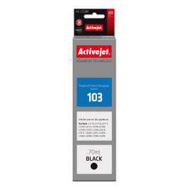 Activejet AE-103Bk ink (replacement Epson 103 C13T00S14A; Supreme; 70 ml; 4500, black)