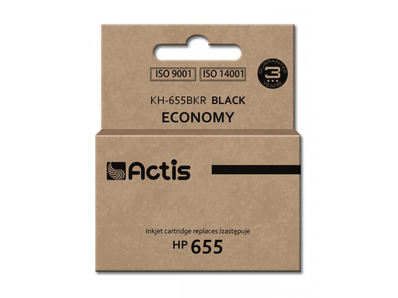 Actis KH-655BKR ink (replacement for HP 655 CZ109AE; Standard; 20 ml; black) Actis KH-655BKR ink (replacement for HP 655 CZ109AE; Standard; 20 ml; black)