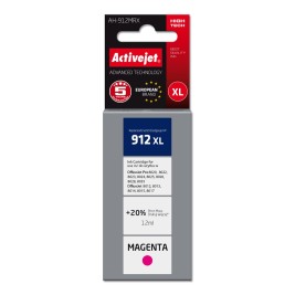 Activejet AH-912MRX Ink (replacement for HP 912XL 3YL82AE; Premium; 990 pages; 12 ml, magenta)