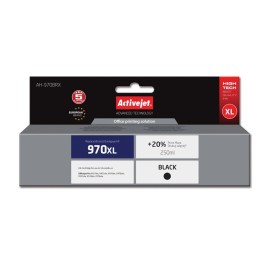 Activejet AH-970BRX ink for HP printer; HP 970XL CN625AE replacement; Premium; 250 ml; black