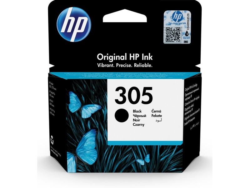 HP 305 Black Original Ink Cartridge 1 pc(s) 3YM61AE – Hewlett-Packard Мастила