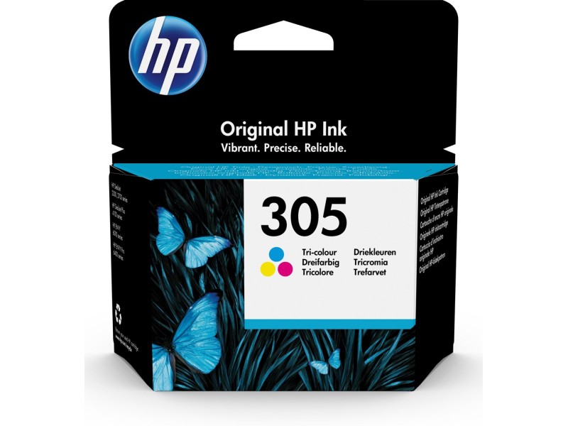 HP 305 Original Cyan, Magenta, Yellow 1 pc(s) 3YM60AE – Hewlett-Packard Мастила