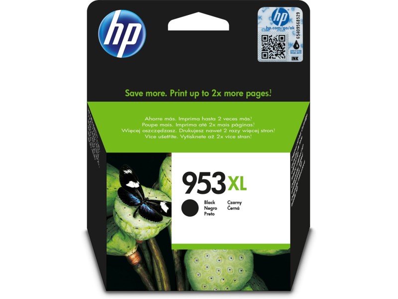 HP 953XL High Yield Black Original Ink Cartridge L0S70AE – Hewlett-Packard Мастила