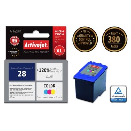 Activejet AH-28R Ink cartridge (replacement for HP 28 C8728A; Premium; 21 ml; color)