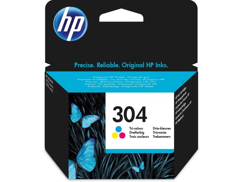 HP 304 Original Cyan, Magenta, Yellow N9K05AE – Hewlett-Packard Мастила