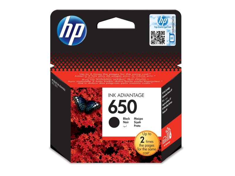 HP 650 Original Black 1 pc(s) CZ101AE – Hewlett-Packard Мастила