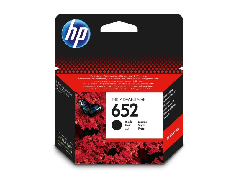 HP 652 Original Black F6V25AE – Hewlett-Packard Мастила