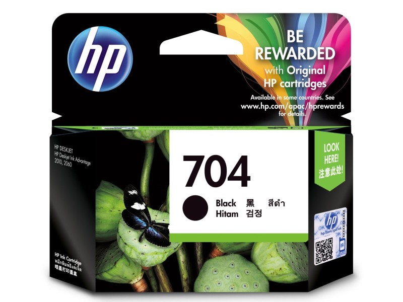 HP 704 Original Black 1 pc(s) CN692AE – Hewlett-Packard Мастила