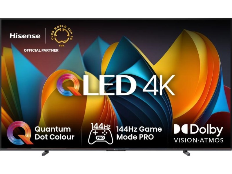 Hisense 100E7NQ PRO TV 2.54 m (100) 4K Ultra HD Smart TV Wi-Fi Black 500 cd/m2 Hisense 100E7NQ PRO TV 2.54 m (100) 4K Ultra HD Smart TV Wi-Fi Black 500 cd/m2 100E7NQ – HISENSE Телевизори