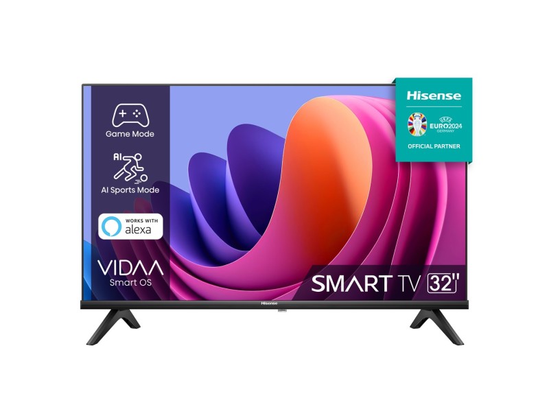 Hisense 32A4N TV 81.3 cm (32) HD Smart TV Wi-Fi Black 200 cd/m² Hisense 32A4N TV 81.3 cm (32) HD Smart TV Wi-Fi Black 200 cd/m² 32A4N – HISENSE Телевизори