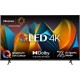 Hisense 55E7NQ TV 139.7 cm (55) 4K Ultra HD Smart TV Wi-Fi Black 330 cd/m² 55E7NQ – HISENSE Телевизори